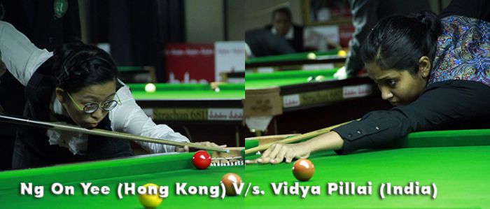 Ng On Yee (Hong Kong) and Vidya Pillia (India)