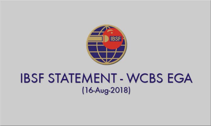 IBSF STATEMENT - WCBS EGA