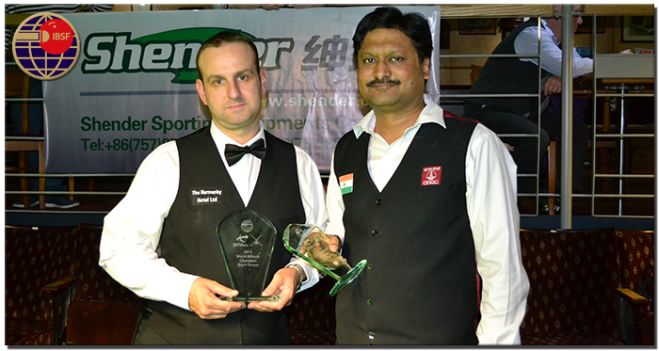 David Causier, Champion and Alok Kumar, Runner-Up